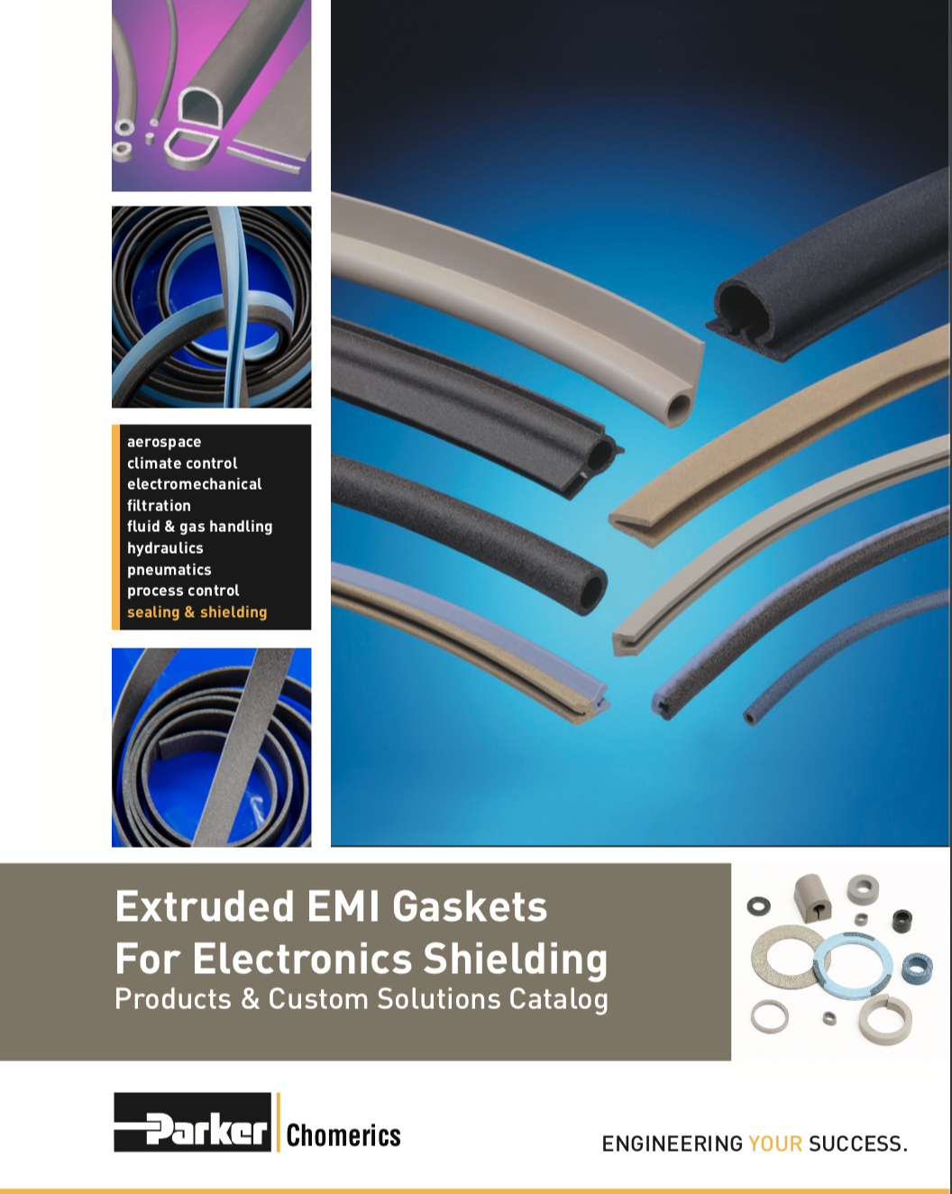 Extruded EMI Gaskets for Electronics Shielding catalog