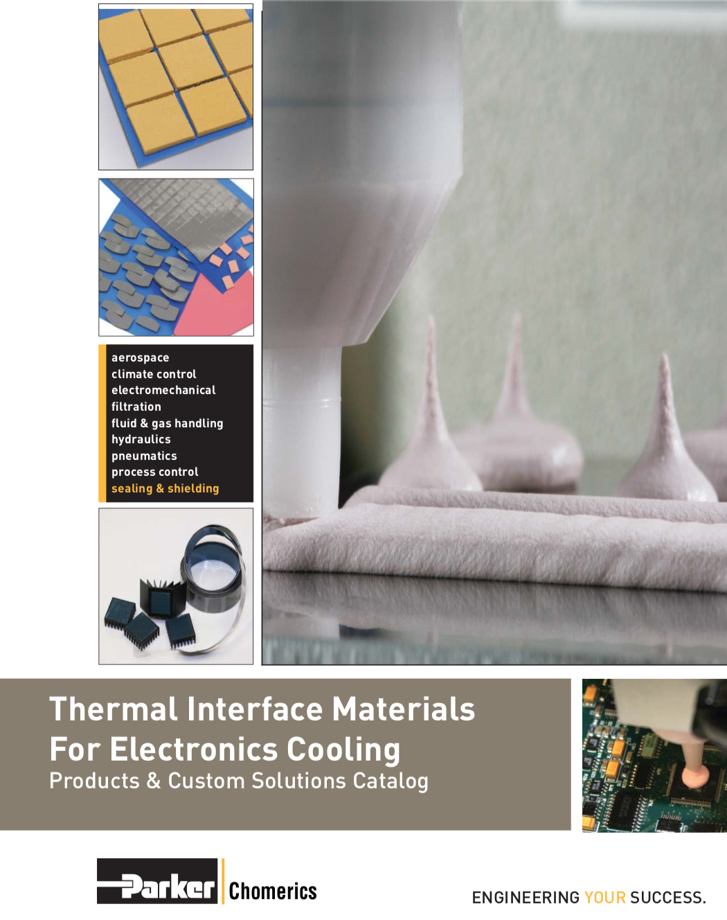 Thermal Interface Materials for Electronics Cooling catalog cover page